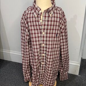 Ralph Lauren Boys' Red Plaid Button-Down Shirt